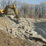 Gunnison River: Concrete Levy Restoration
