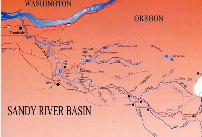 Sandy River Fishing Map Voices From The River: Return Of The Sandy River - Trout Unlimited