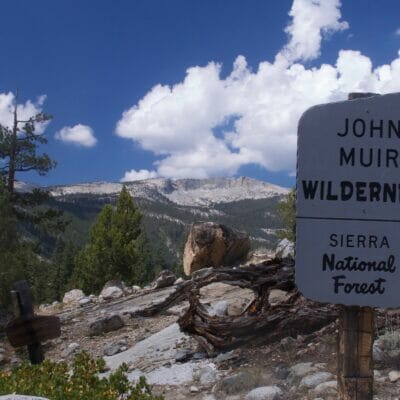 The John Muir Wilderness in California.